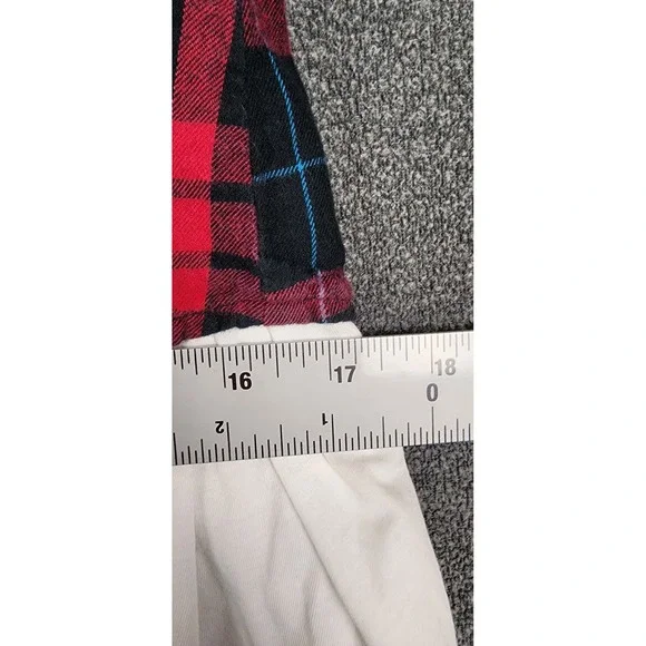 Harley Davidson Womens‎ XS Plaid Button Down Shirt Lace Embellished Western - Picture 6 of 12